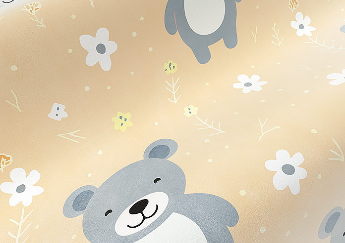 Teddy Trails, Cream - Roman Blind - Image 4